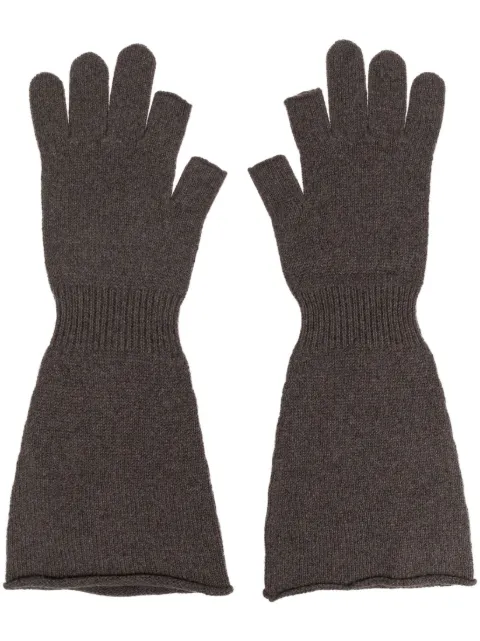 Rick Owens guantes con tres dedos