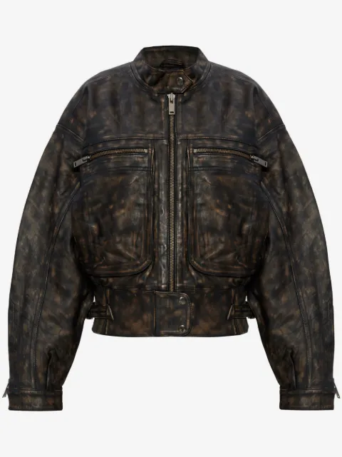 Gestuz Lineragz leather jacket