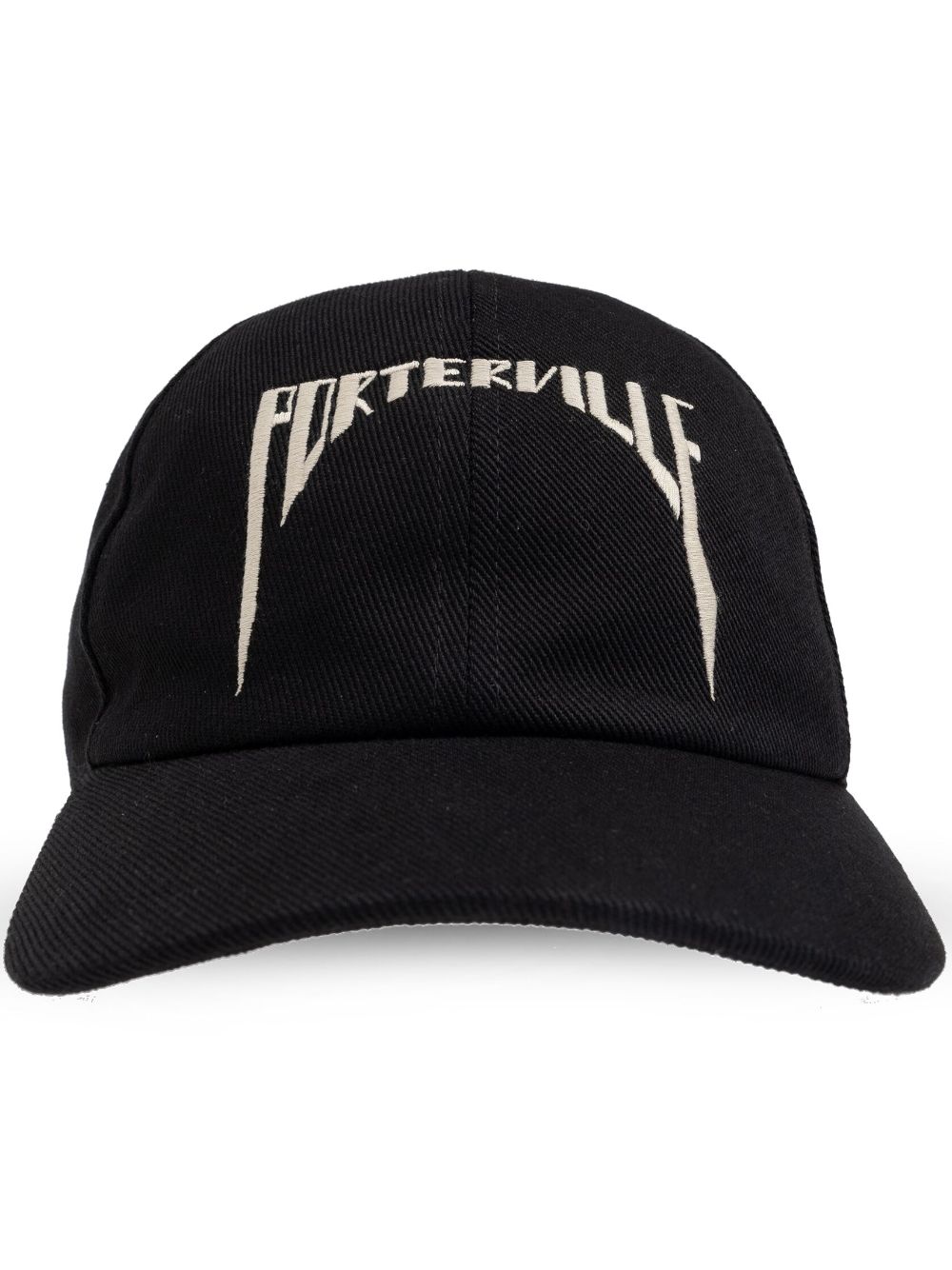 Shop Rick Owens Drkshdw Embroidered-logo Cap In Black