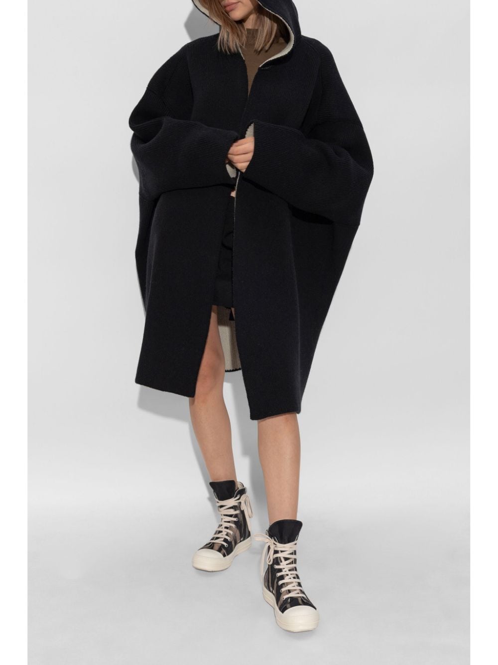 Rick Owens Jumbo cardi-coat - Zwart