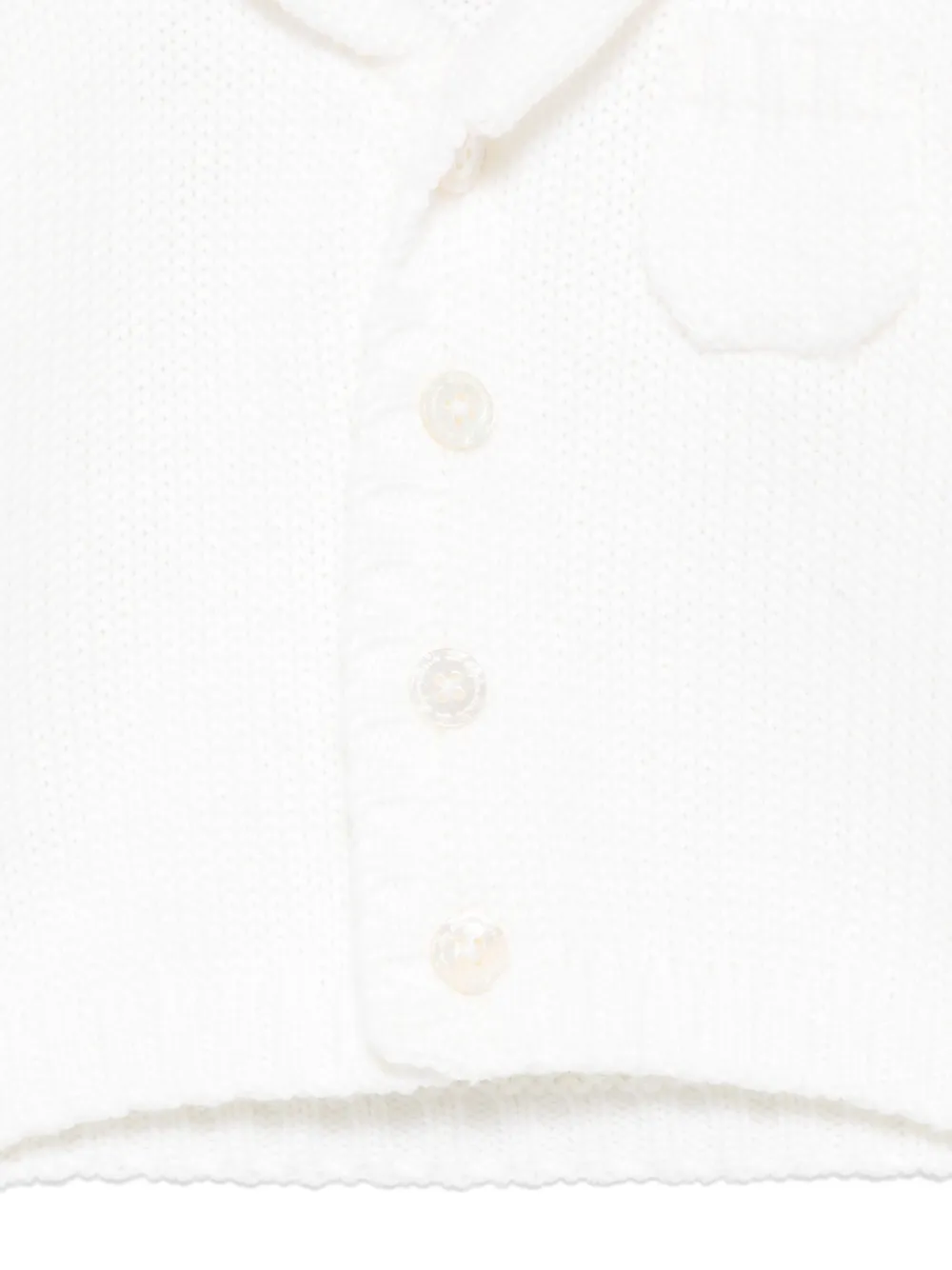 La Stupenderia Kasjmier vest Wit