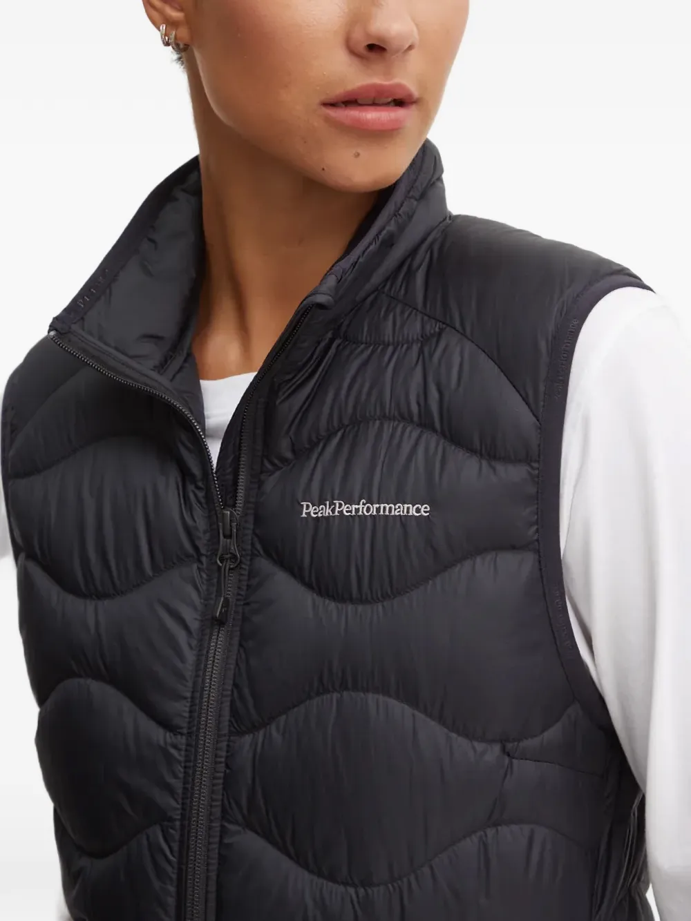 Peak Performance Helium bodywarmer met ritssluiting Zwart