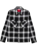 HUGO checked shirt - Black