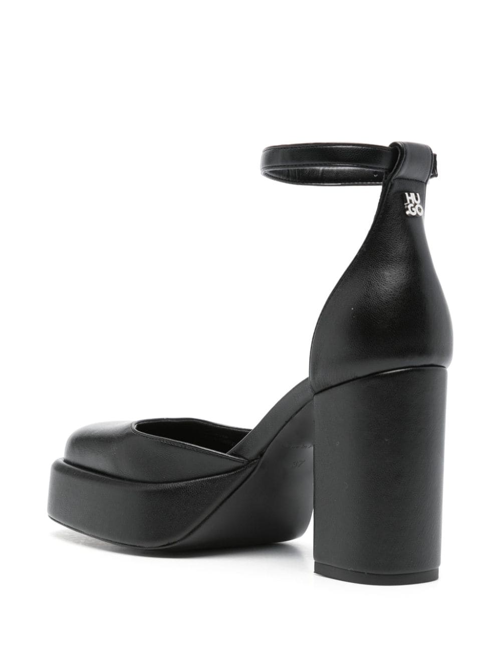 HUGO 95mm faux-leather pumps - Zwart