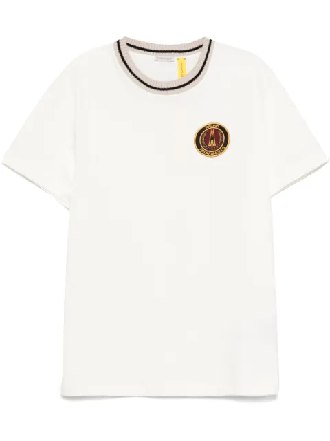 Palm Angels x Moncler playera con parche del logo