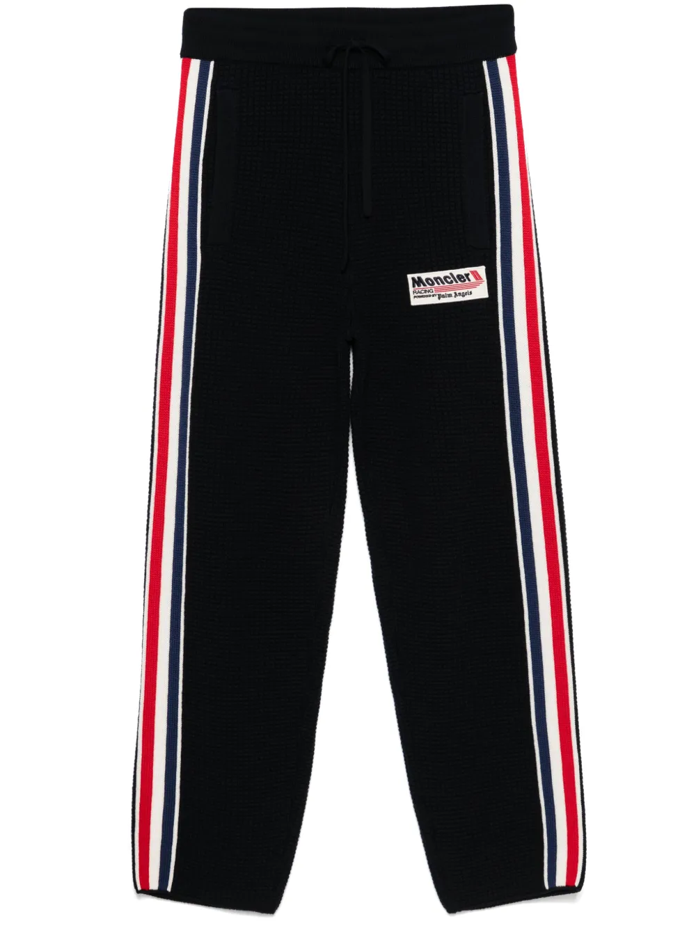 Palm Angels x Moncler waffle-knit sweatpants | Blue | Image 1