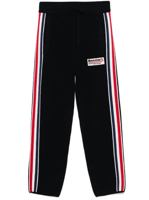 Palm Angels x Moncler pantalon de jogging en maille gaufrée