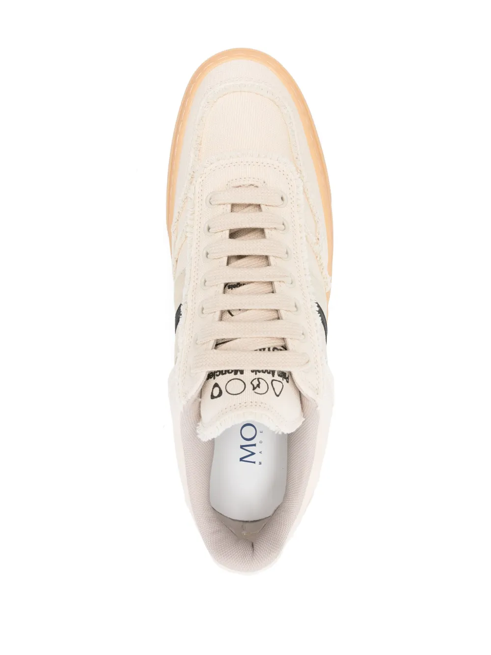Palm Angels x Moncler Monaco 2 sneakers Beige