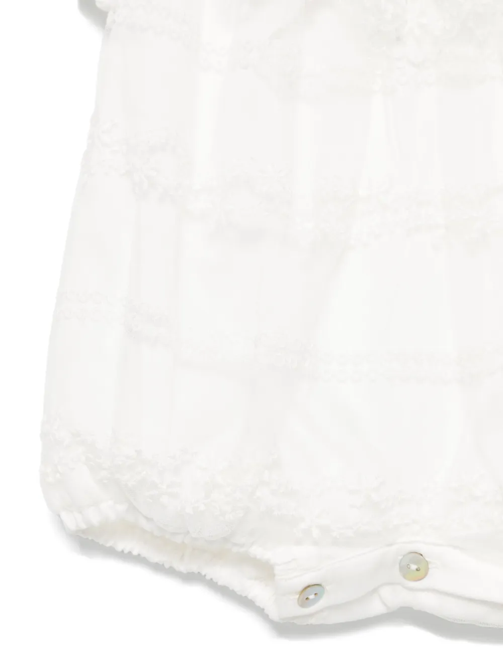 Monnalisa Romper met tulen laag Wit