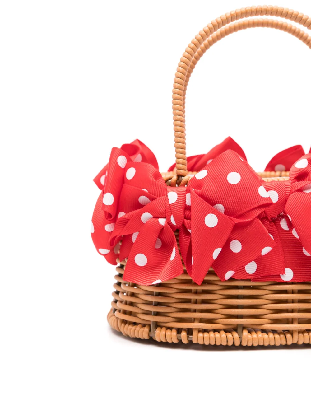 Monnalisa Shopper met strik Rood