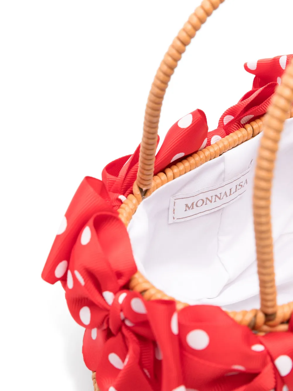 Monnalisa Shopper met strik Rood