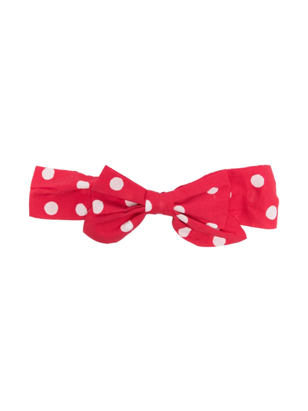 Monnalisa polka-dot headband | Red | Image 1