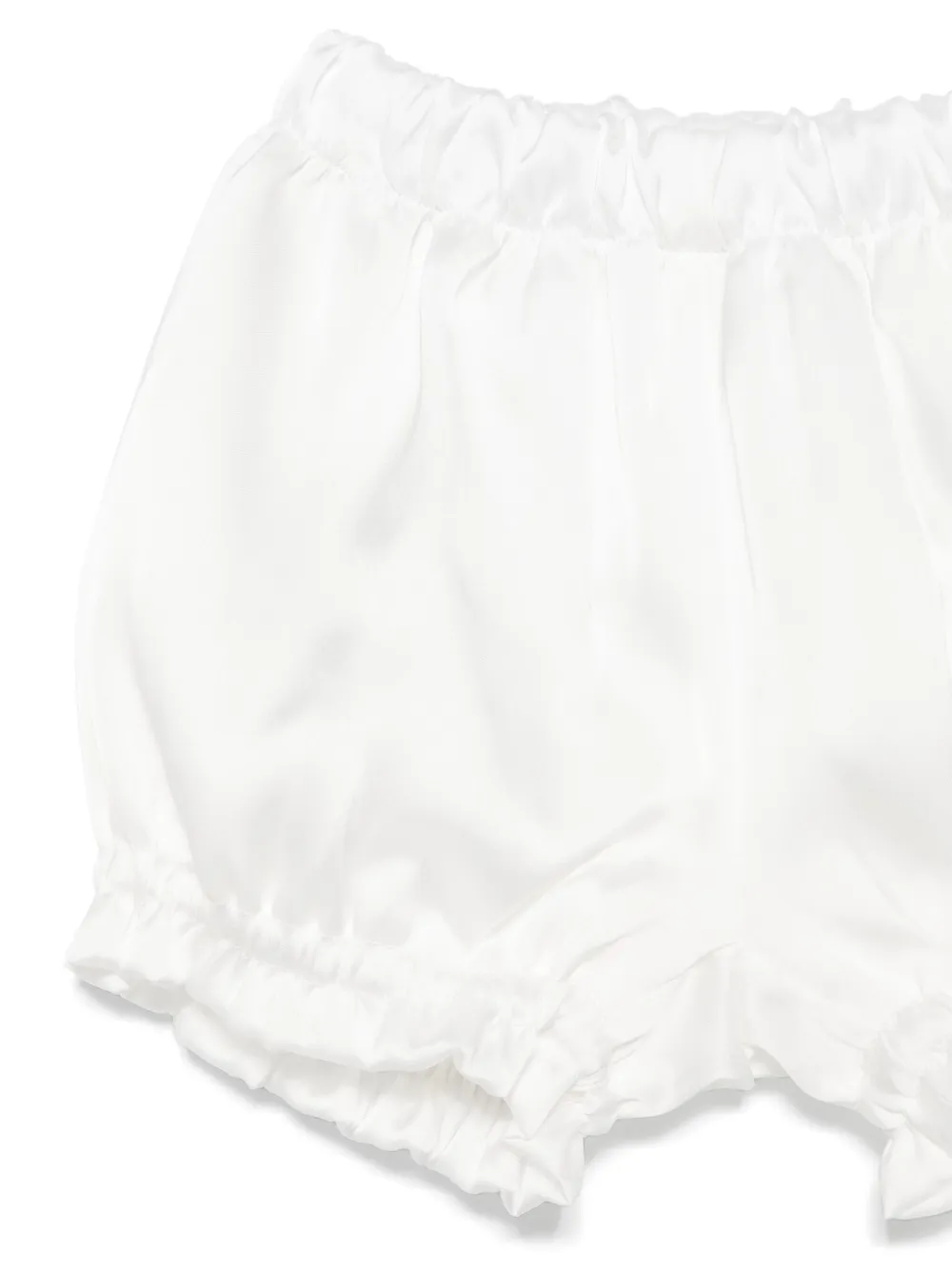 Monnalisa Point d'esprit short en shirt Wit