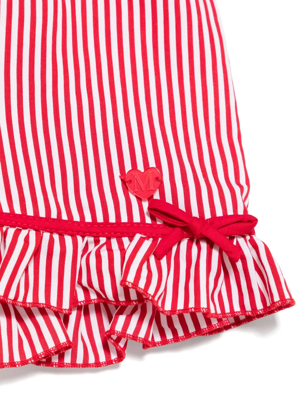 Monnalisa Gestreepte shorts Wit