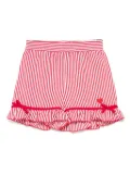 Monnalisa striped shorts - White