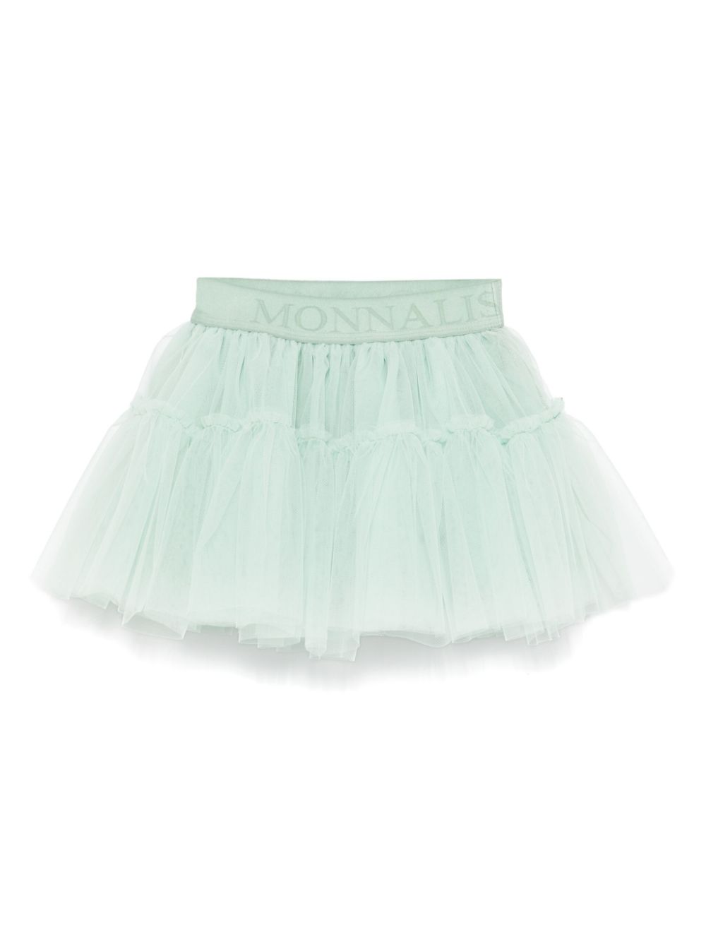 Monnalisa tulle mini skirt - Green