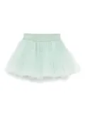 Monnalisa tulle mini skirt - Green