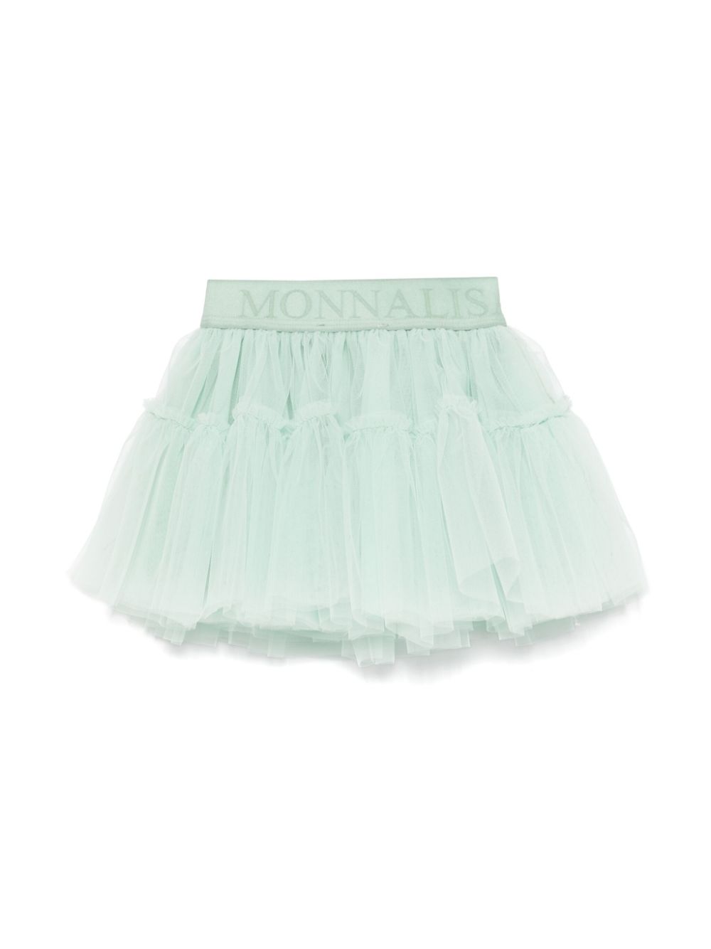 Monnalisa tulle mini skirt - Green