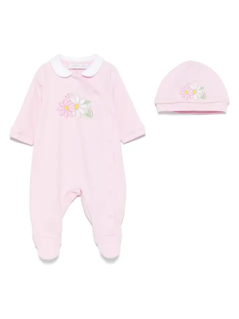 Monnalisa floral-print babygrow set