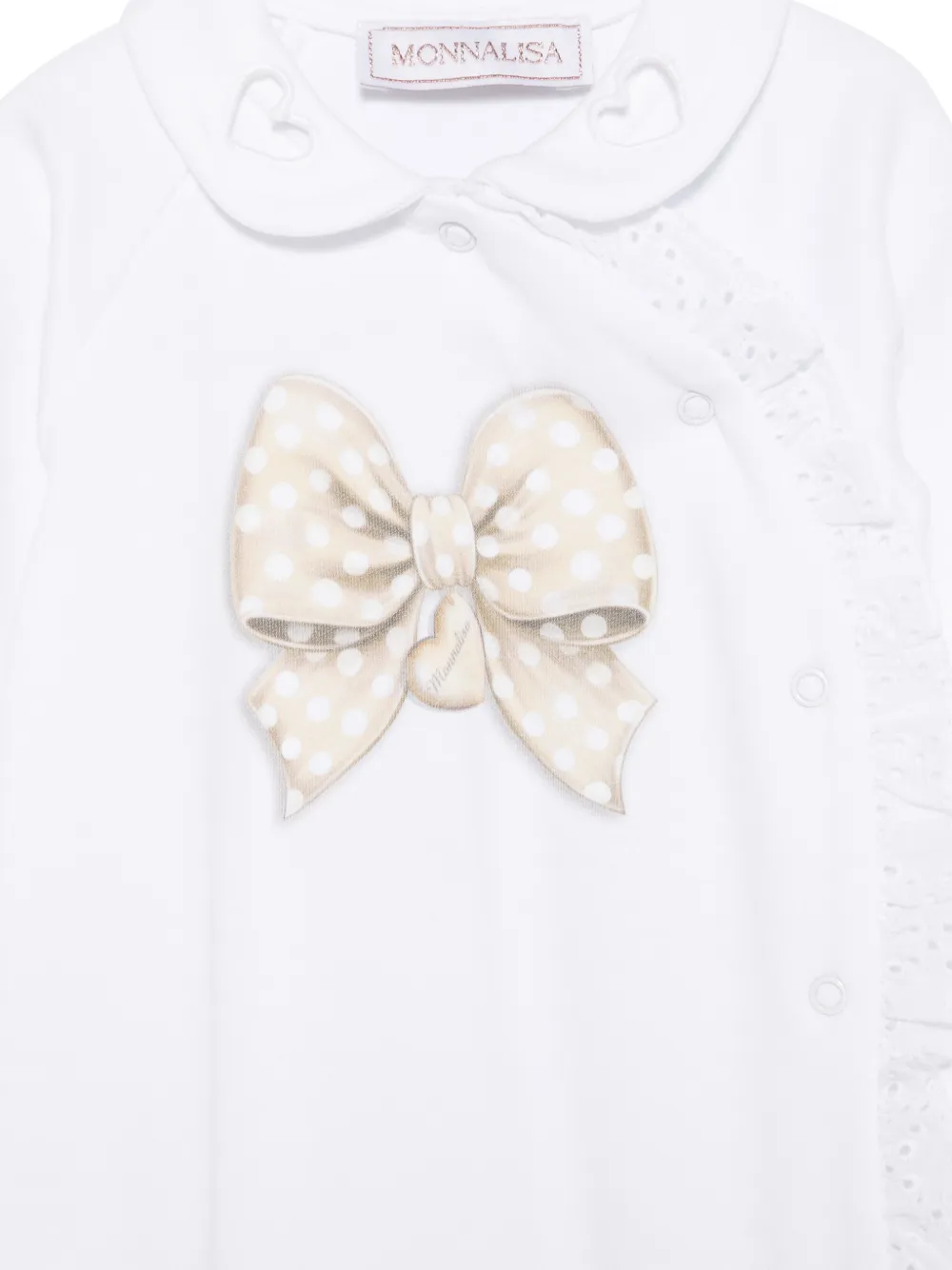 Monnalisa set de mameluco con moño estampado | Sets de mamelucos para bebé niña | Image 2
