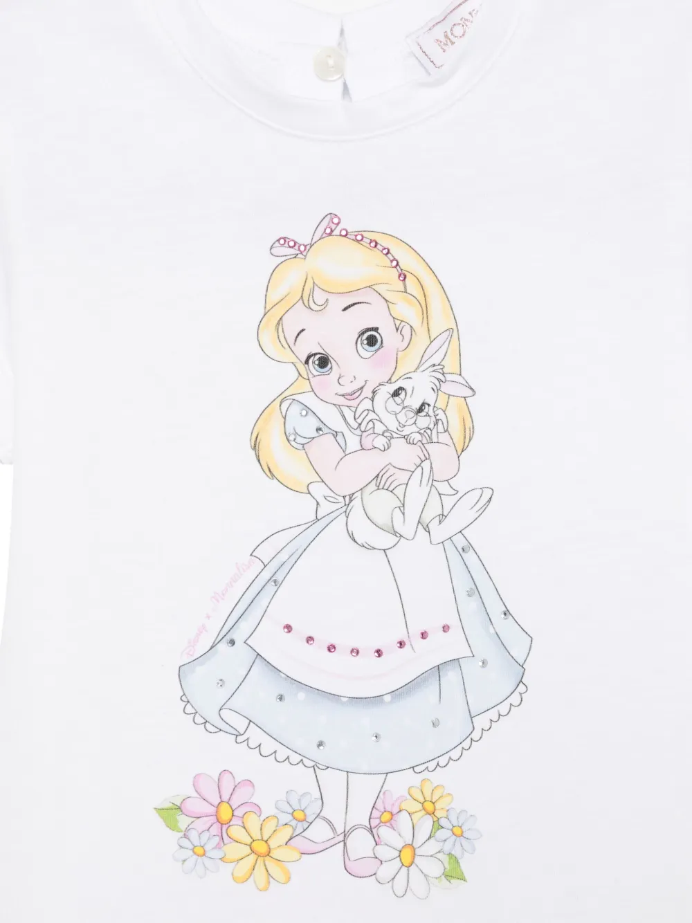 Monnalisa T-shirt met print Wit