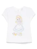 Monnalisa x Disney graphic-print T-shirt - White