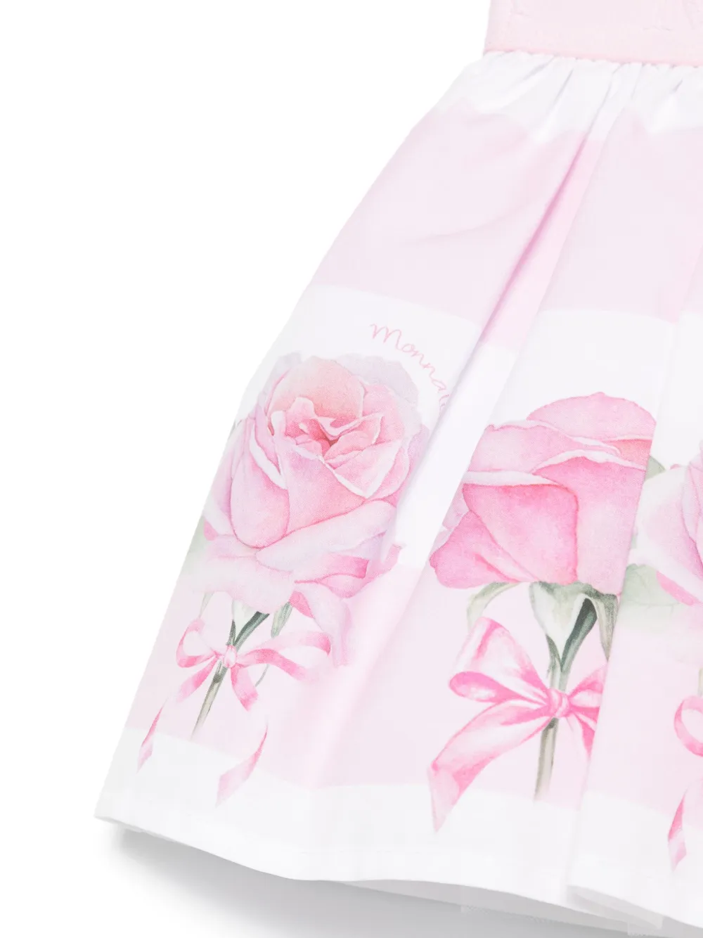 Monnalisa Rok met roosprint Roze