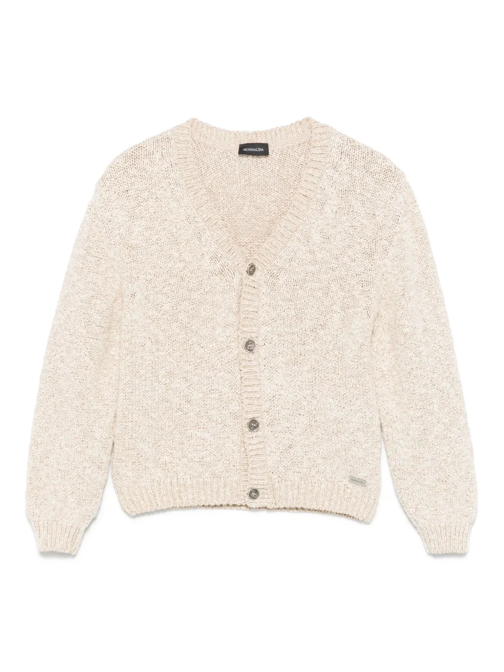 Monnalisa Vest met verlaagde schouders Beige