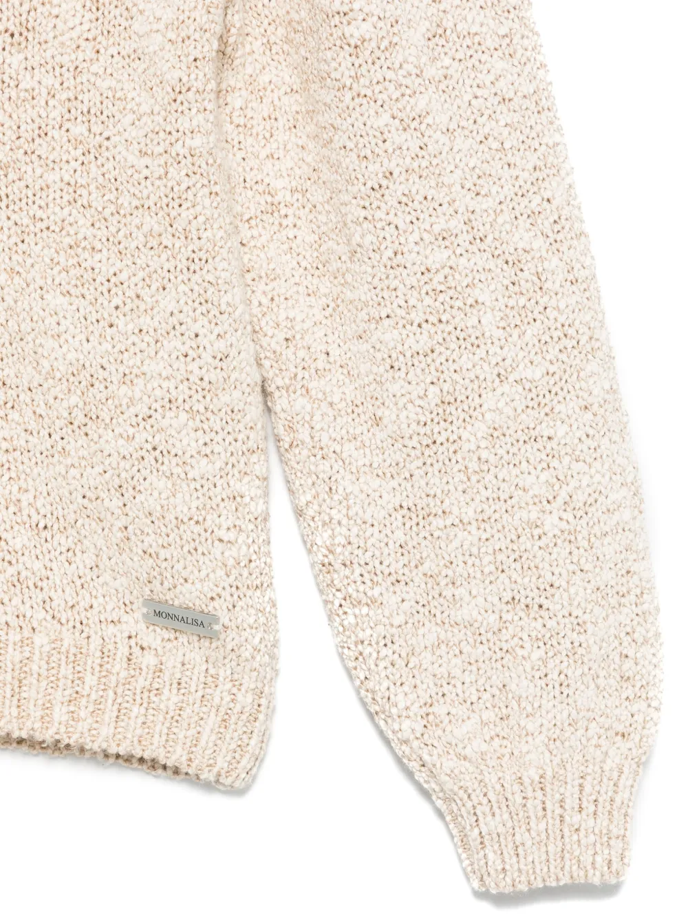 Monnalisa Vest met verlaagde schouders Beige