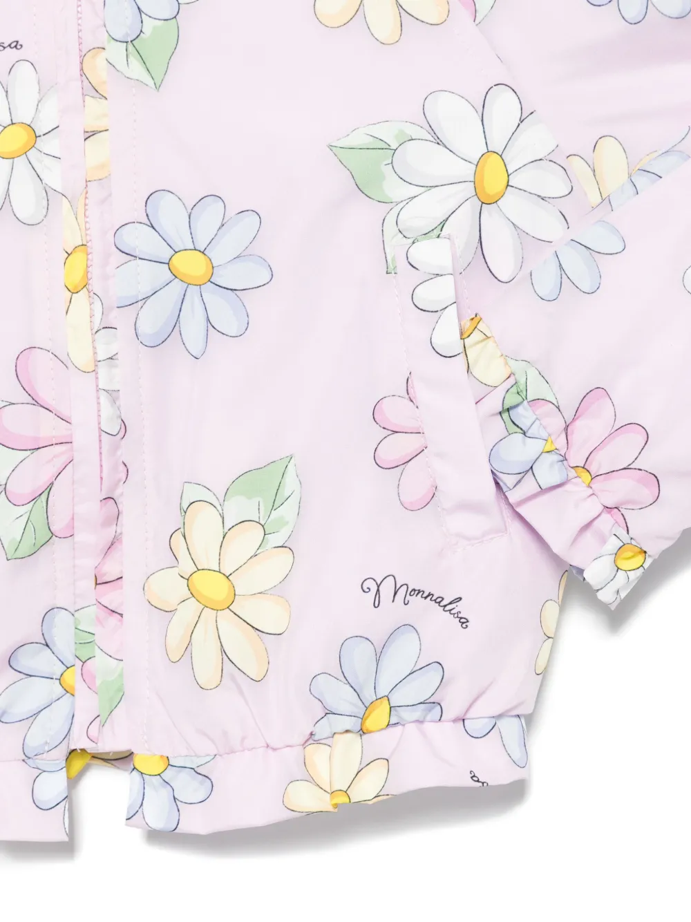Monnalisa Jack met bloemenprint Roze