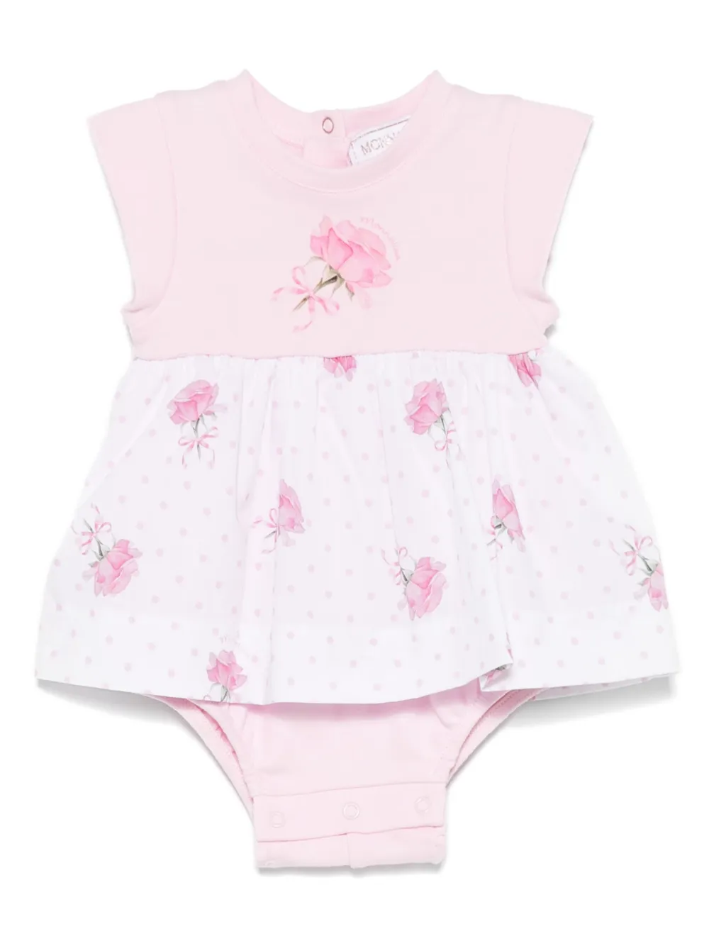 Monnalisa Jurk met rozenprint