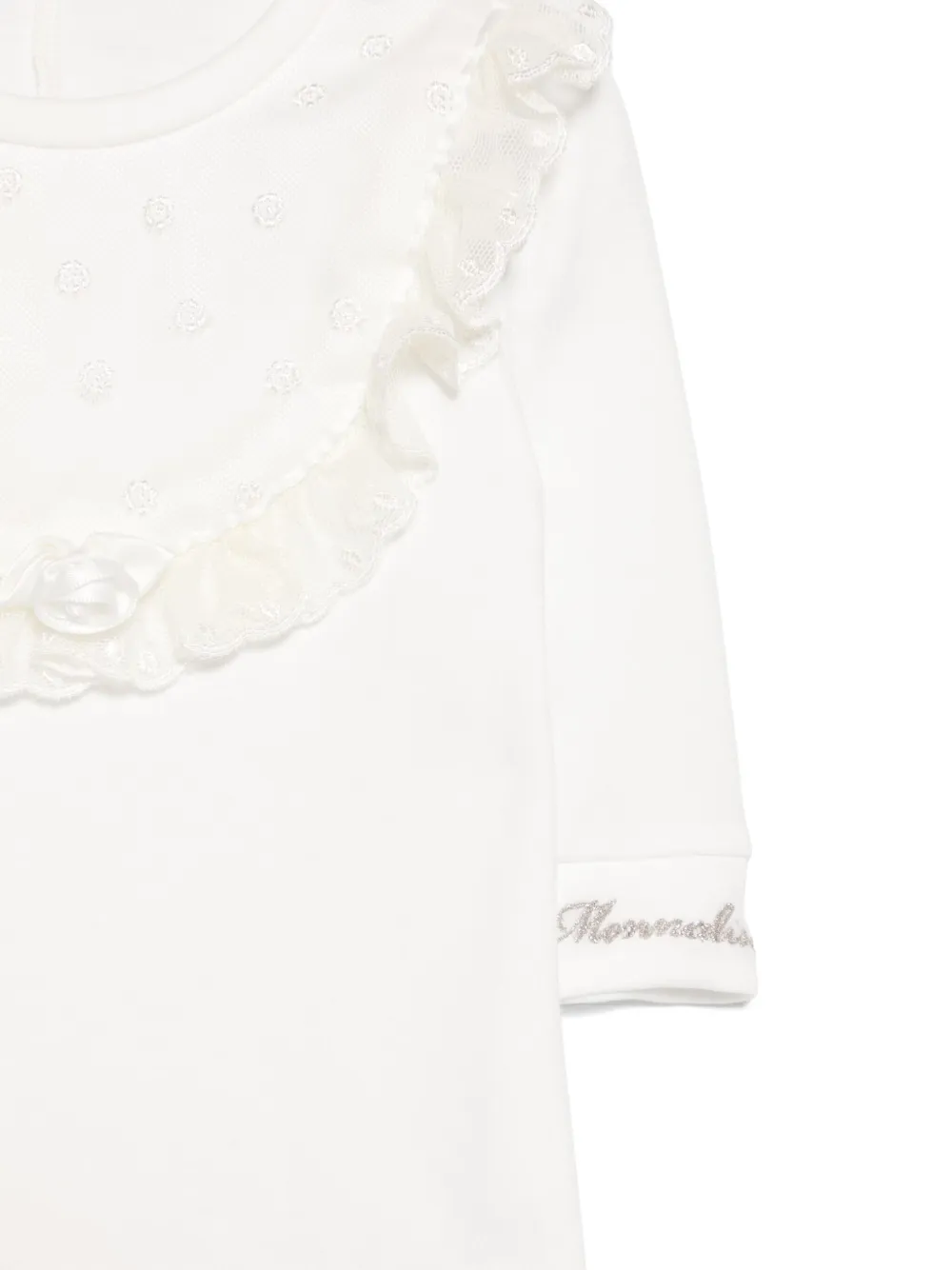 Monnalisa Katoenen pyjama Wit