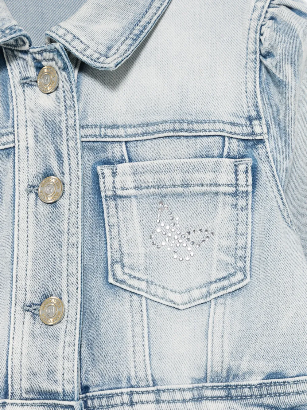Monnalisa Jack met stras Blauw