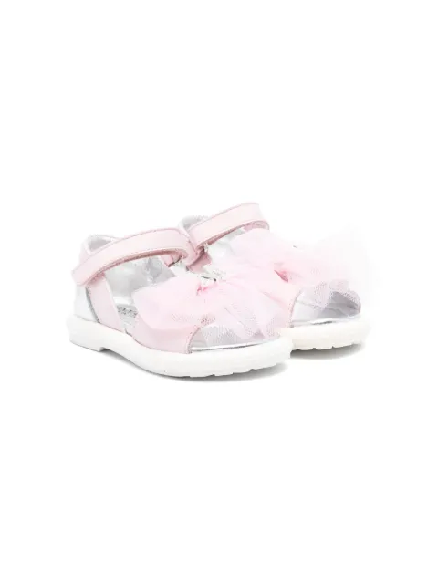 Monnalisa sandalias con detalle de moño