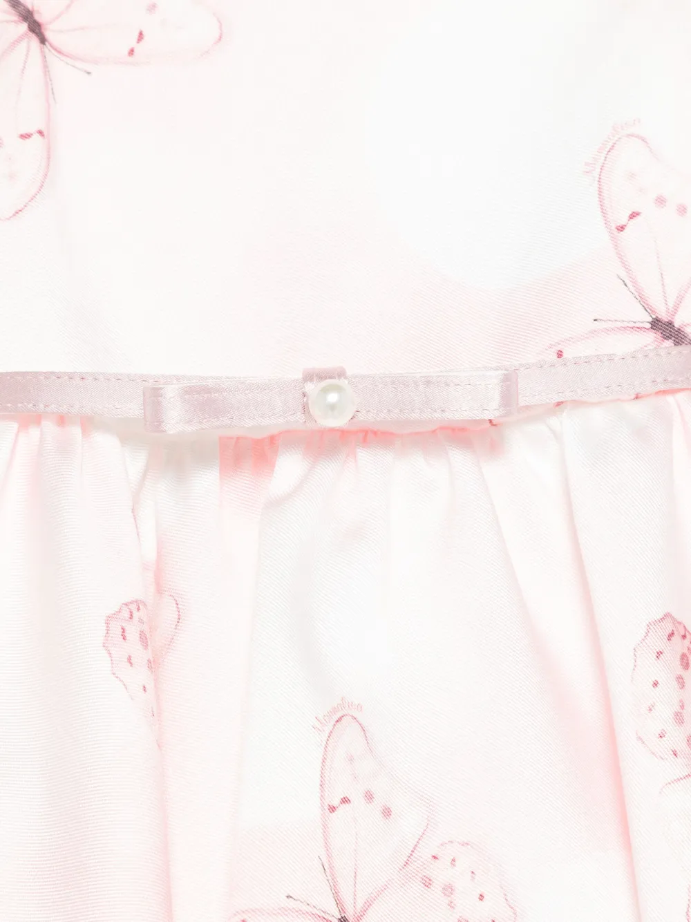 Monnalisa Jurk met vlinderprint Roze