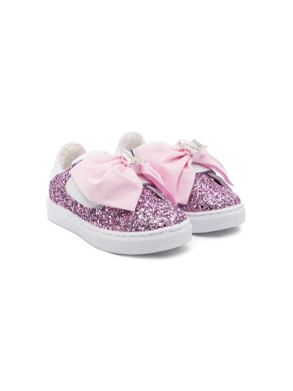 Monnalisa glittered sneakers Pink