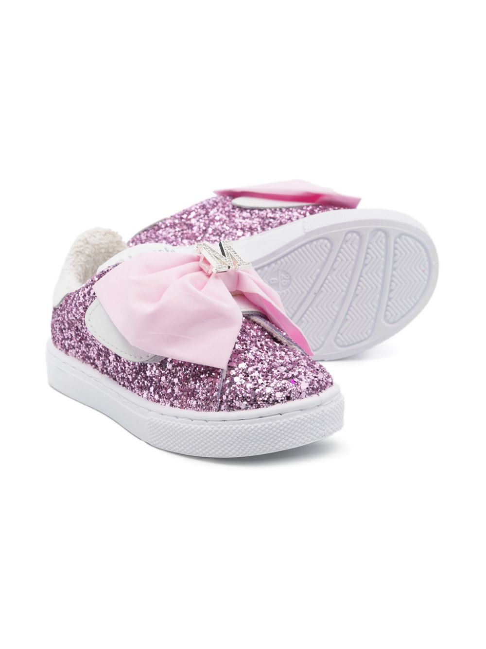 Monnalisa Sneakers met glitter Roze