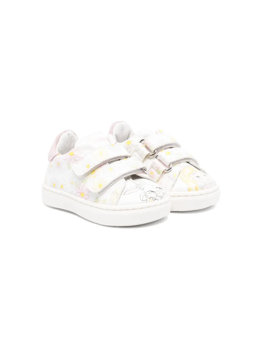 Monnalisa Sneakers met print Wit