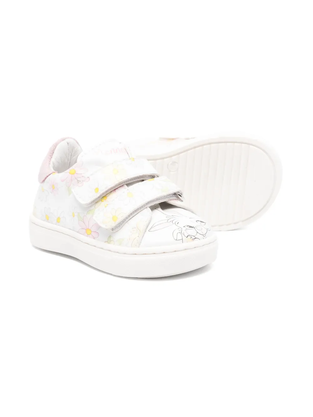 Monnalisa Sneakers met print Wit