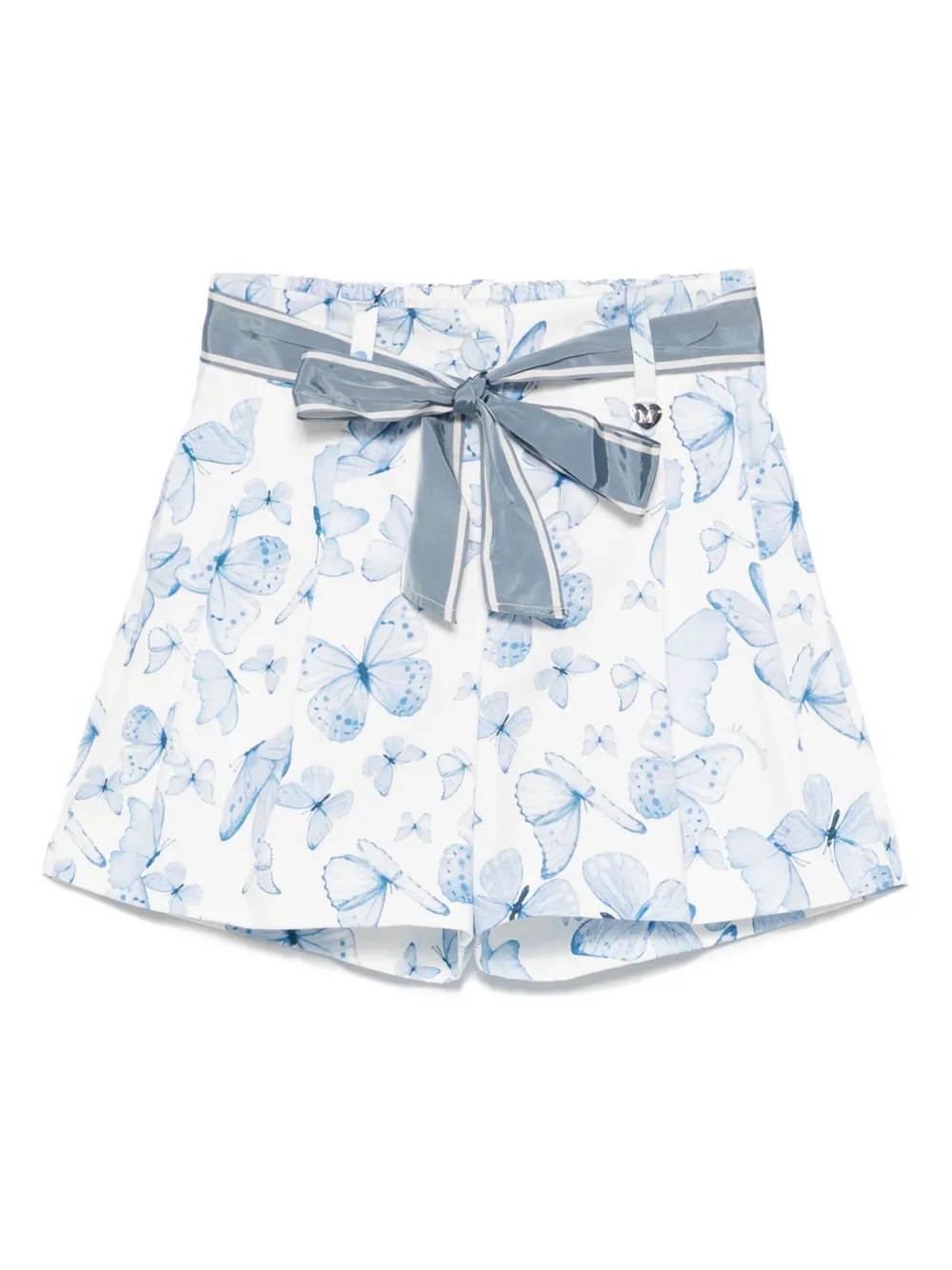 Monnalisa Shorts met vlinderprint Wit