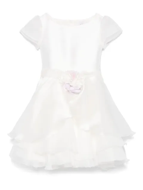 Monnalisa Vestido com aplicação floral