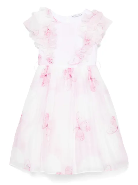 Monnalisa vestido con mariposas estampadas