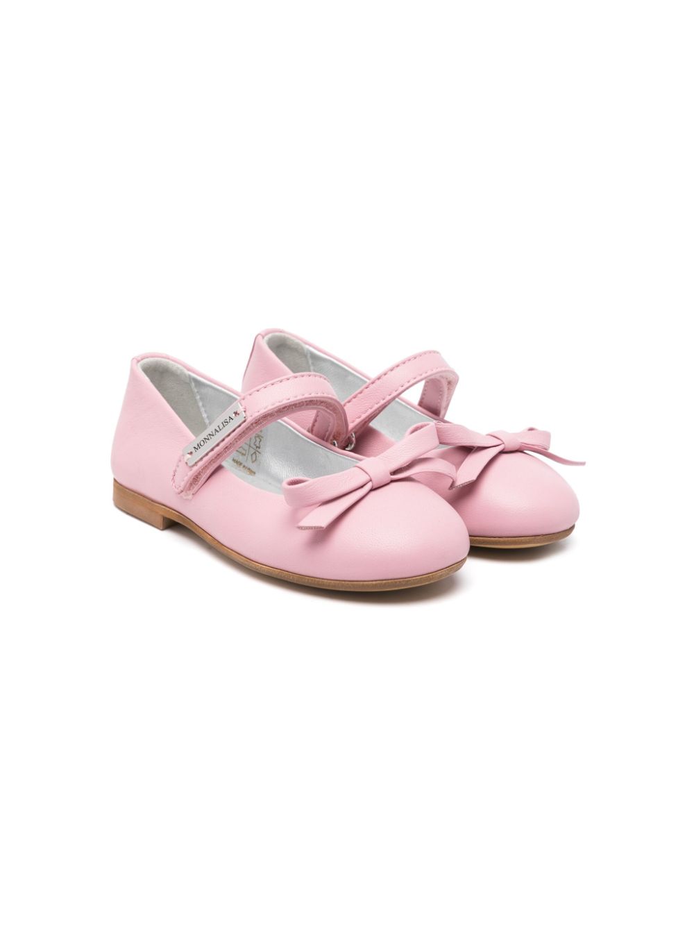 Monnalisa Ballerina's met strikdetail Roze