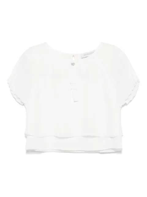 Monnalisa blouse en crêpe