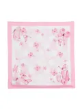 Monnalisa butterfly-print scarf - Pink