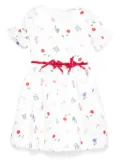 Monnalisa floral-print dress - White