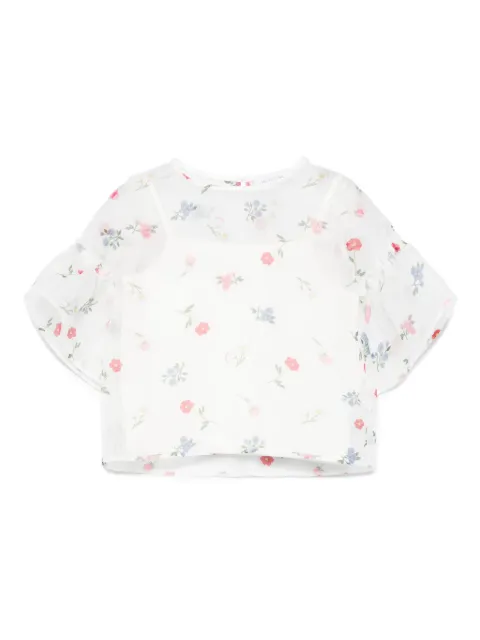 Monnalisa floral-print blouse