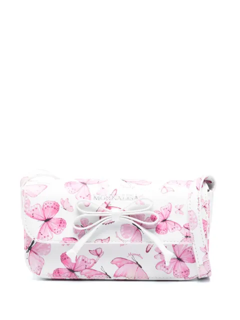 Monnalisa butterfly-print cross body bag