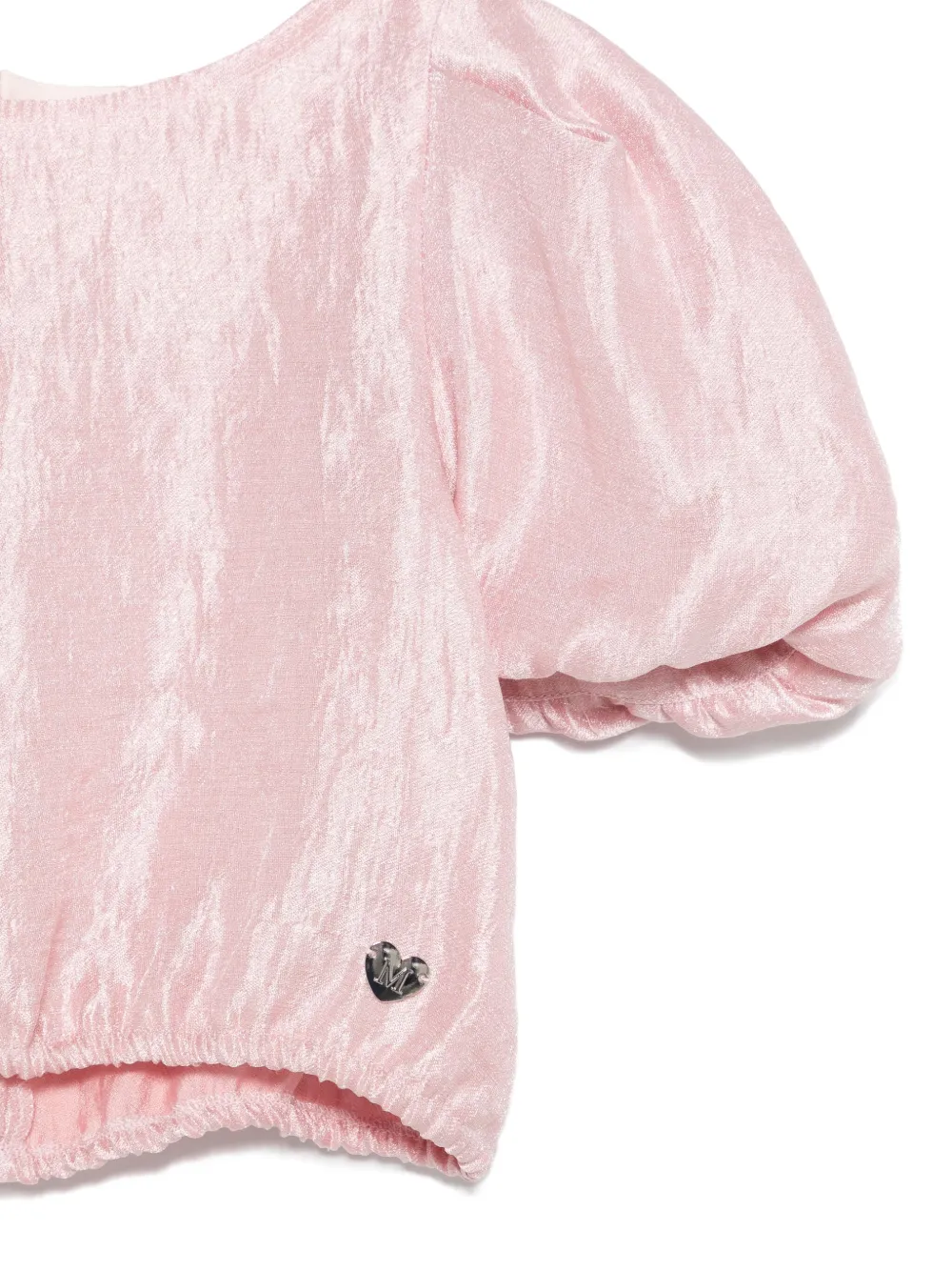 Monnalisa Shirt met metallic effect Roze