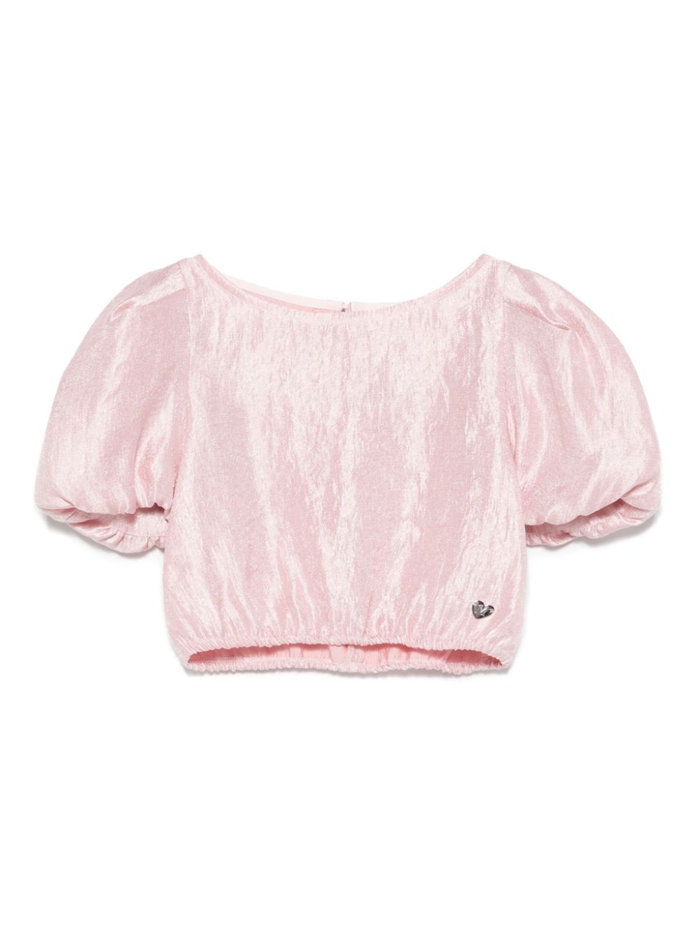 Monnalisa Shirt met metallic effect Roze